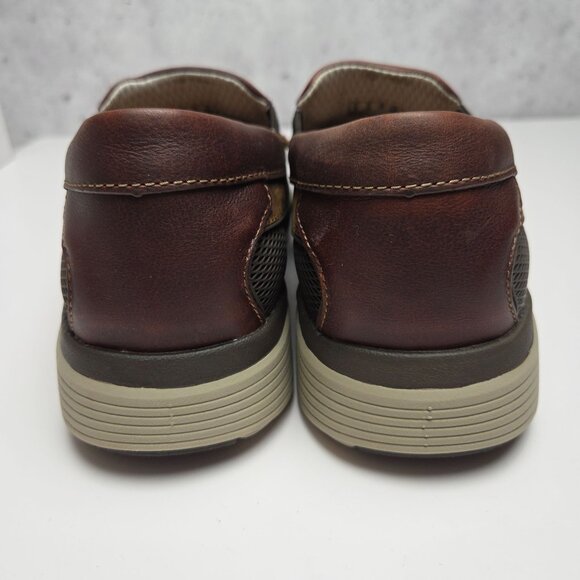 Clarks Unstructured Shoes Adobe Free Light Tan Leather Mens 9M Casual Comfort - Picture 6 of 8
